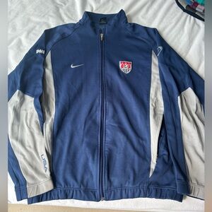 Rare Nike USMNT Soccer Warm-up Jacket 2002 World Cup Men’s Sz Large